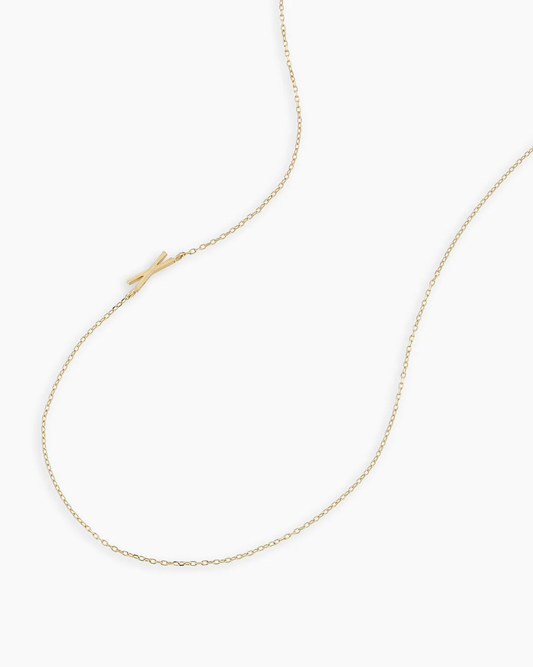 14k Gold Alphabet Necklace