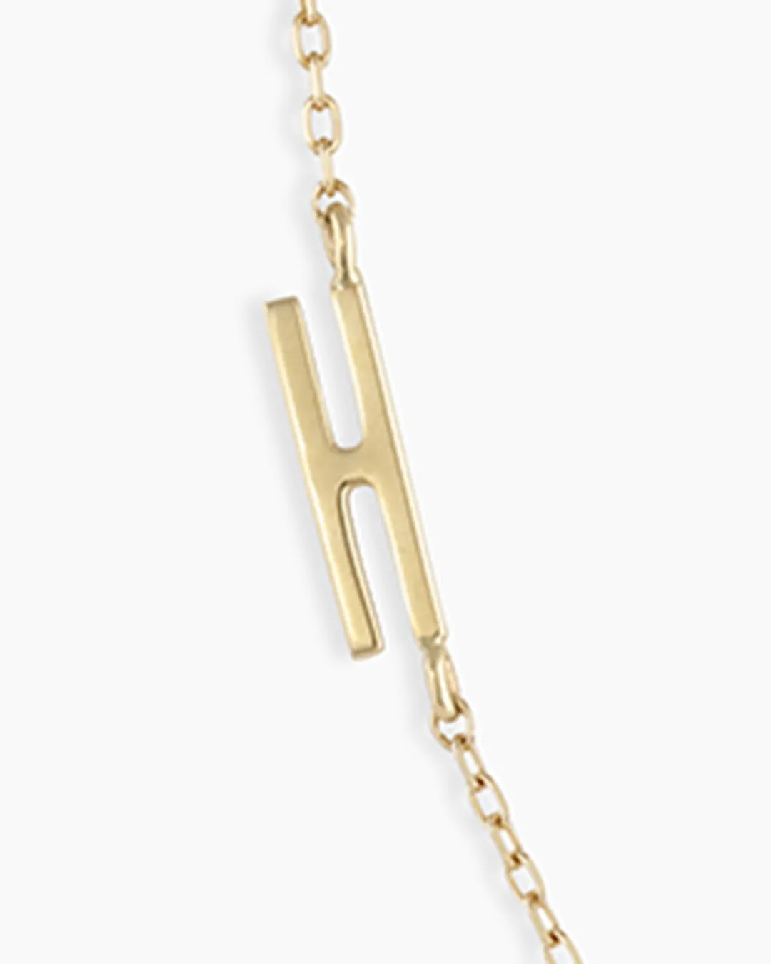 14k Gold Alphabet Necklace