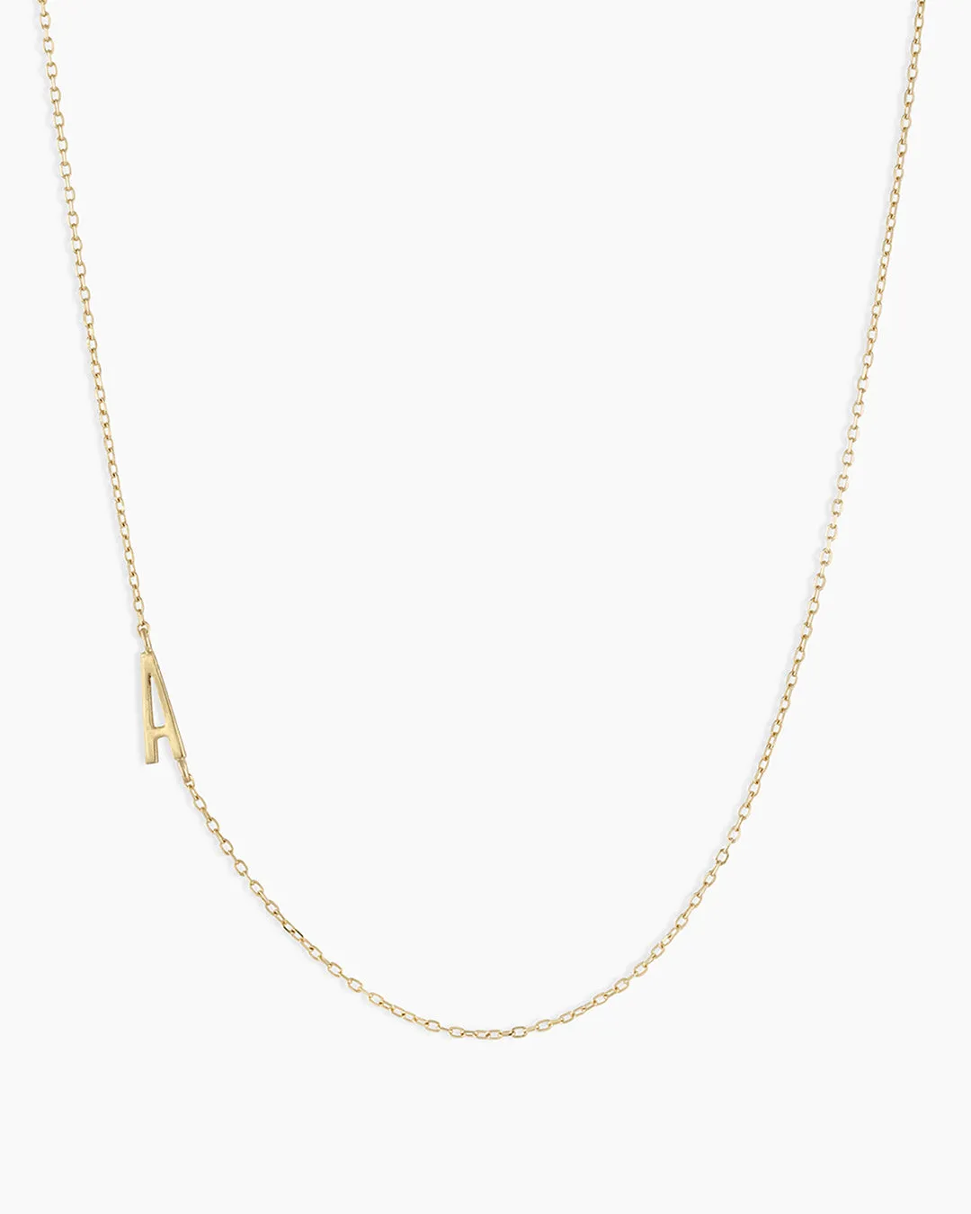 14k Gold Alphabet Necklace