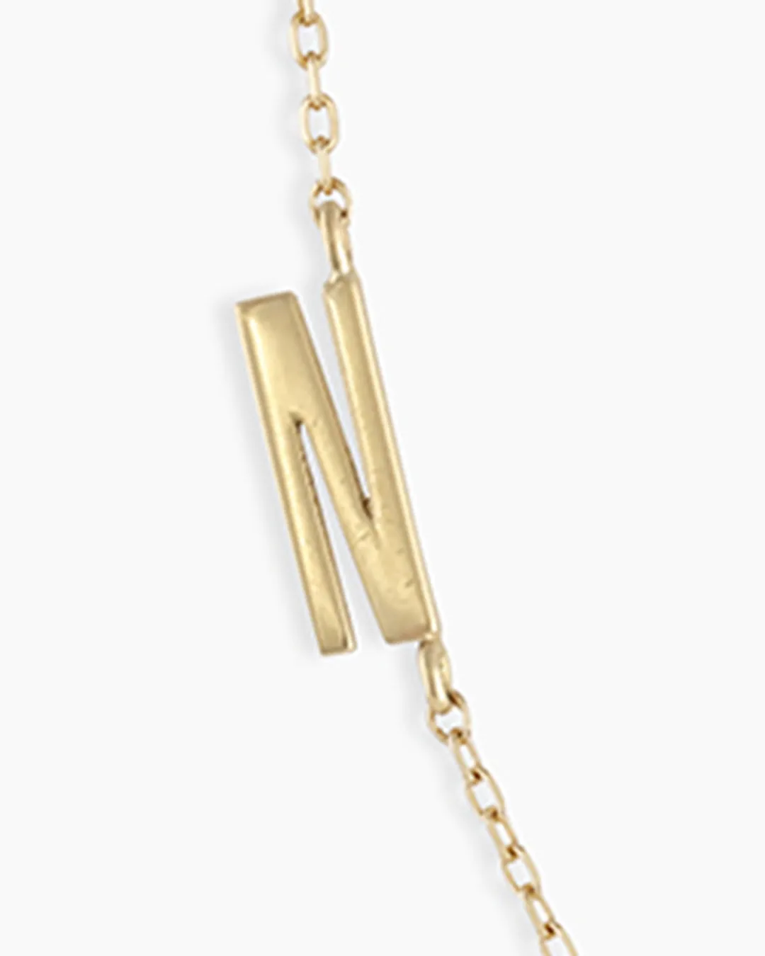 14k Gold Alphabet Necklace