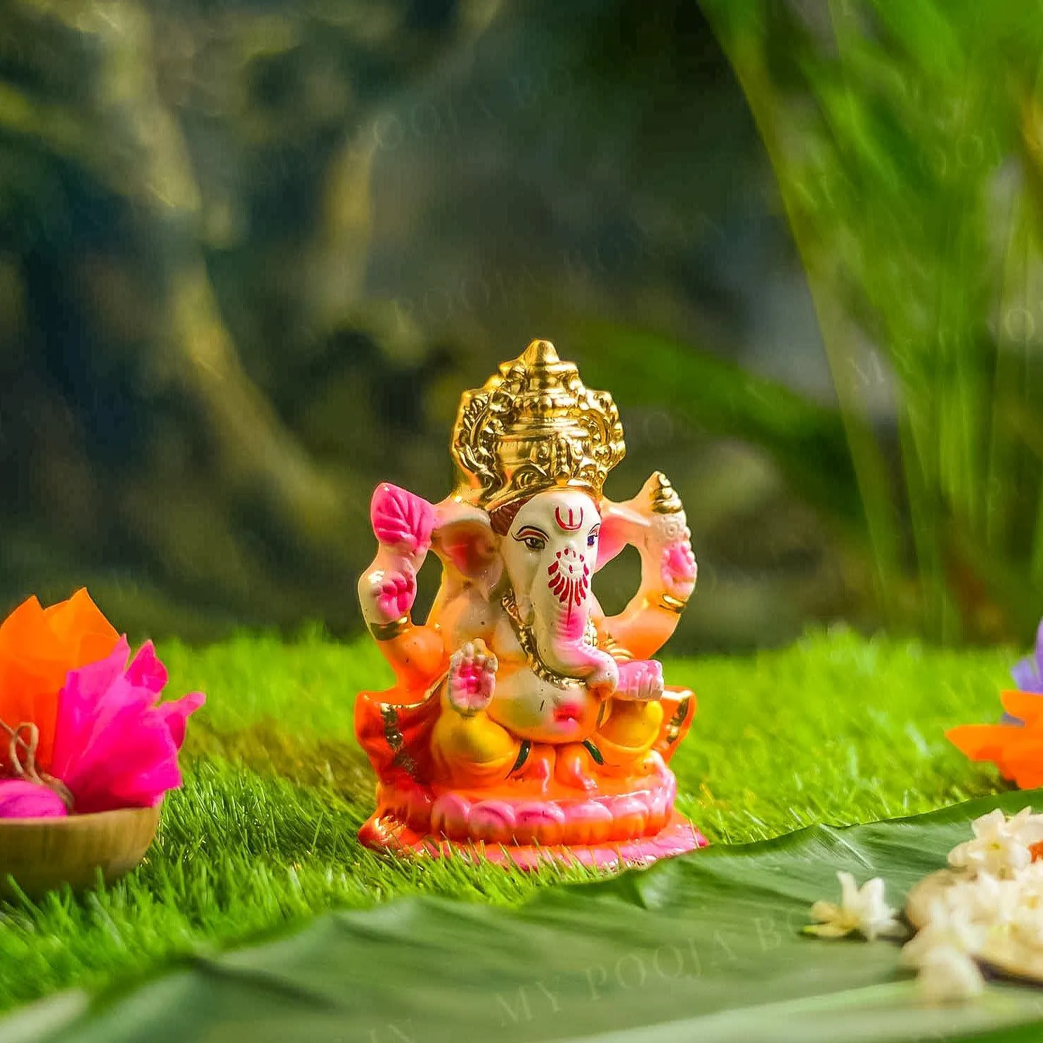 7INCH Sarjanshil Eco-Friendly Ganpati | Plant-A-Ganesha