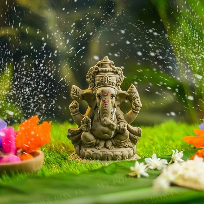 7INCH Sarjanshil Eco-Friendly Ganpati | Plant-A-Ganesha