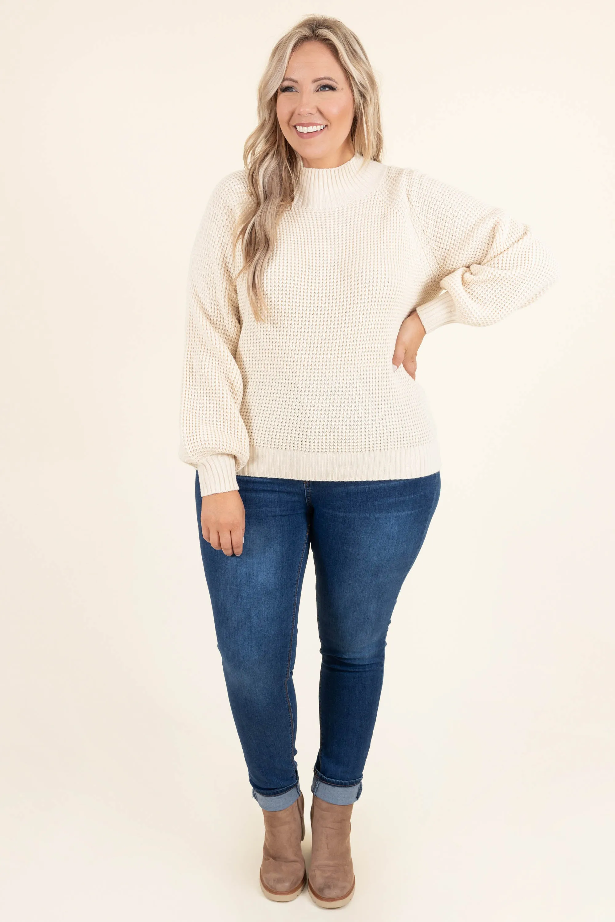 Affectionately Yours Sweater, White