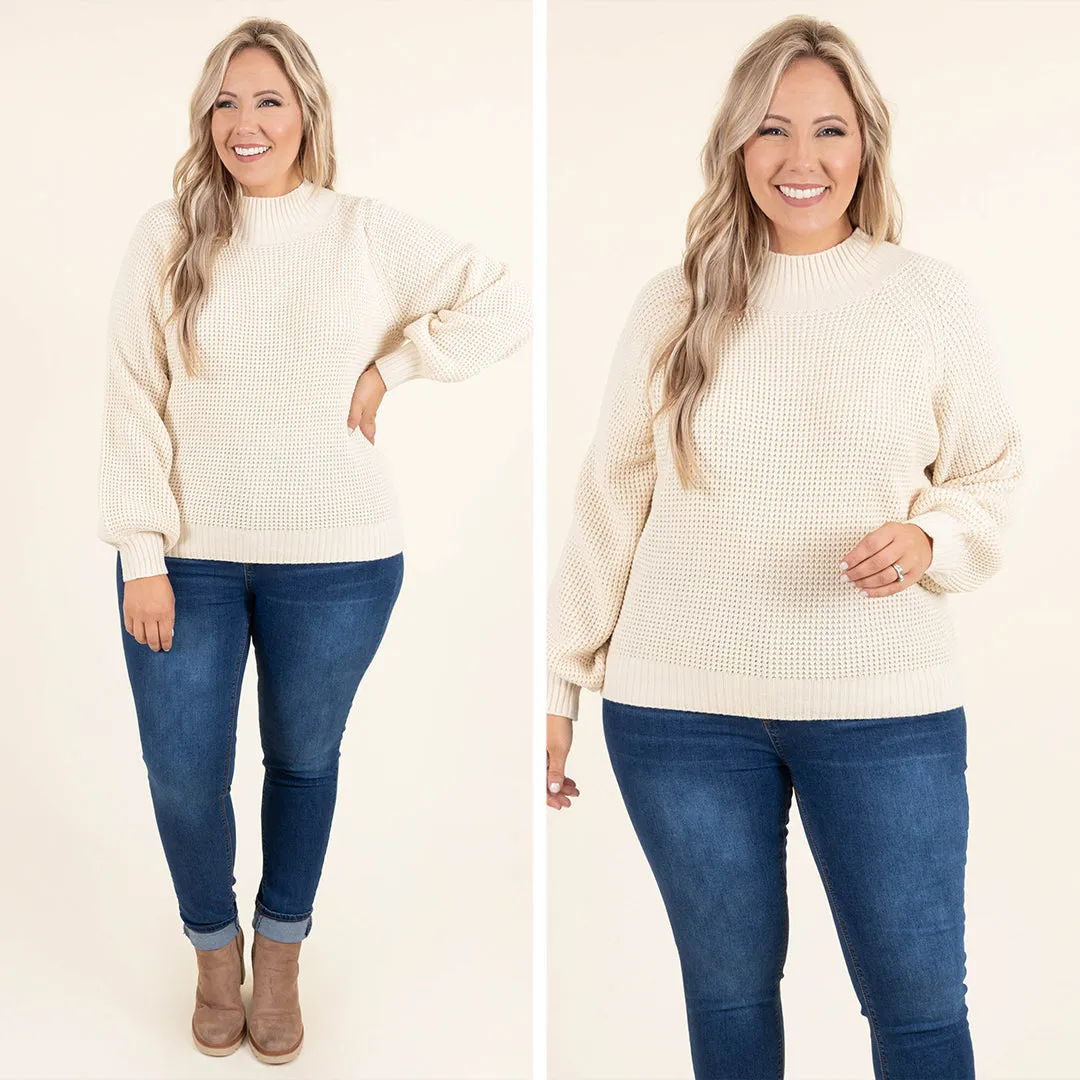 Affectionately Yours Sweater, White