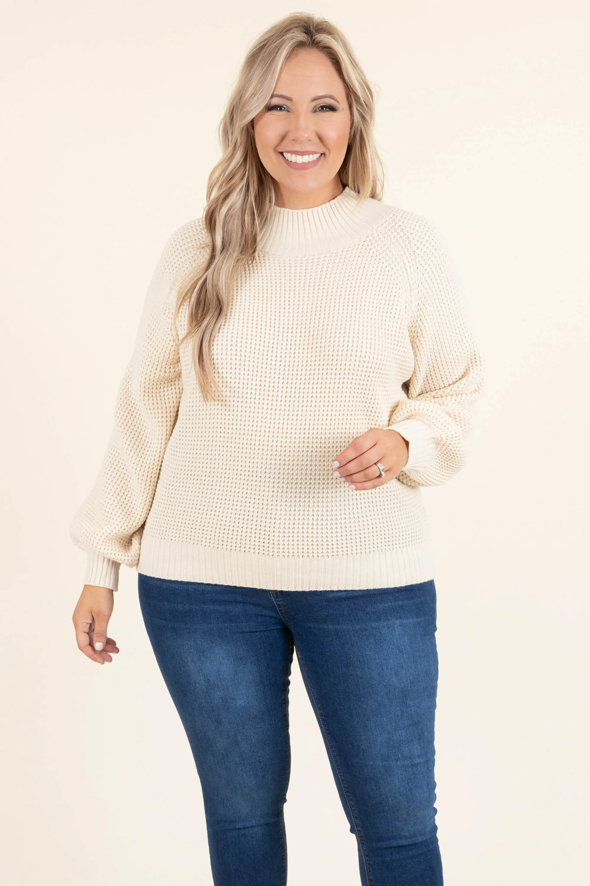 Affectionately Yours Sweater, White