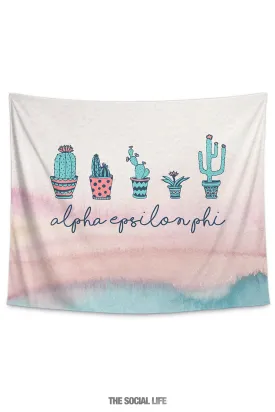 Alpha Epsilon Phi Cacti Tapestry