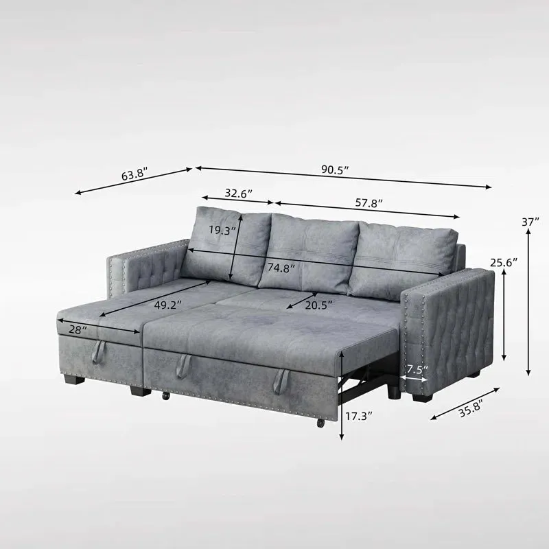 American Luxury Sofa Cum Bed