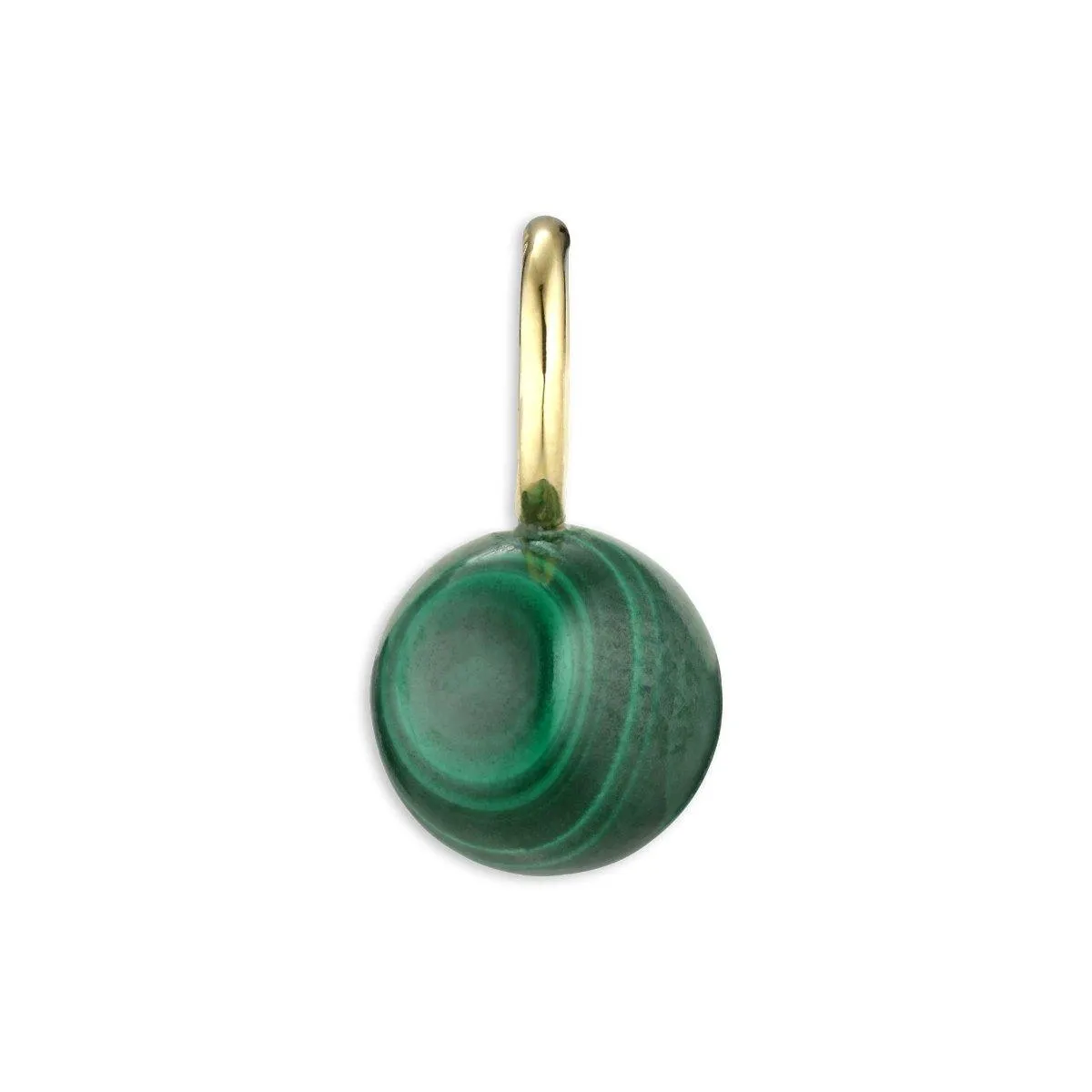 Bermuda Malachite Pendant Gold