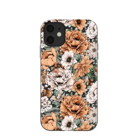 Black Peachy Peonies iPhone 11 Case