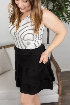 Black Shelby Skort