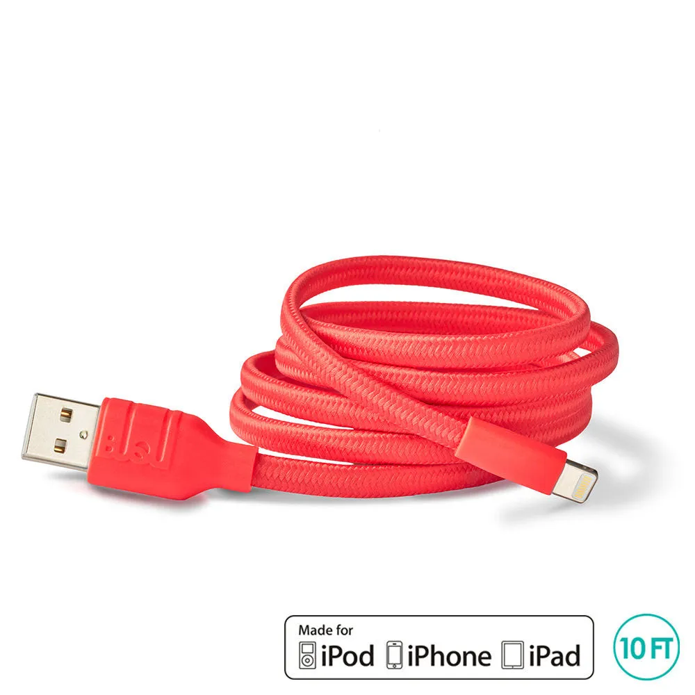 BUQU - Cordz 10 Foot Lightning USB Cable