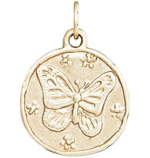 Butterfly Coin Charm