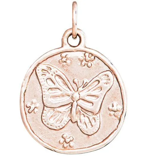 Butterfly Coin Charm