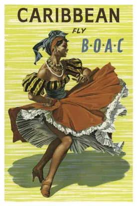 CARIBBEAN BOAC POSTAL CARD