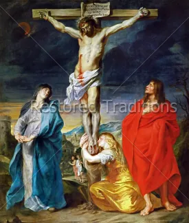 Christ Crucified with St. John and Our Lady – Van Dyck