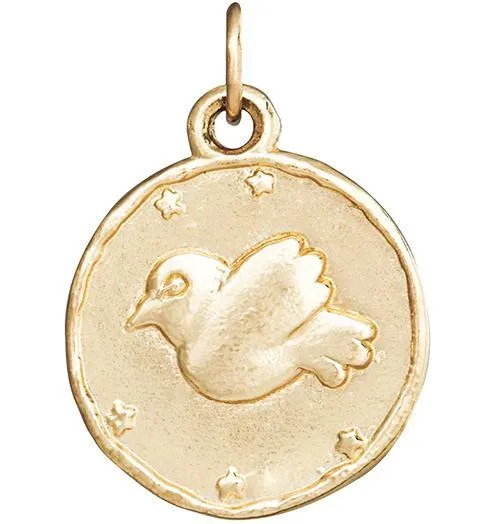 Dove Coin Charm