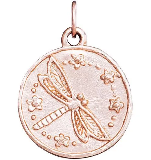 Dragonfly Coin Charm