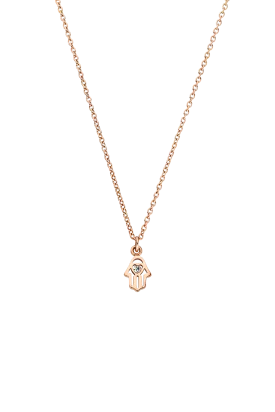 Fatima Necklace Rose Gold