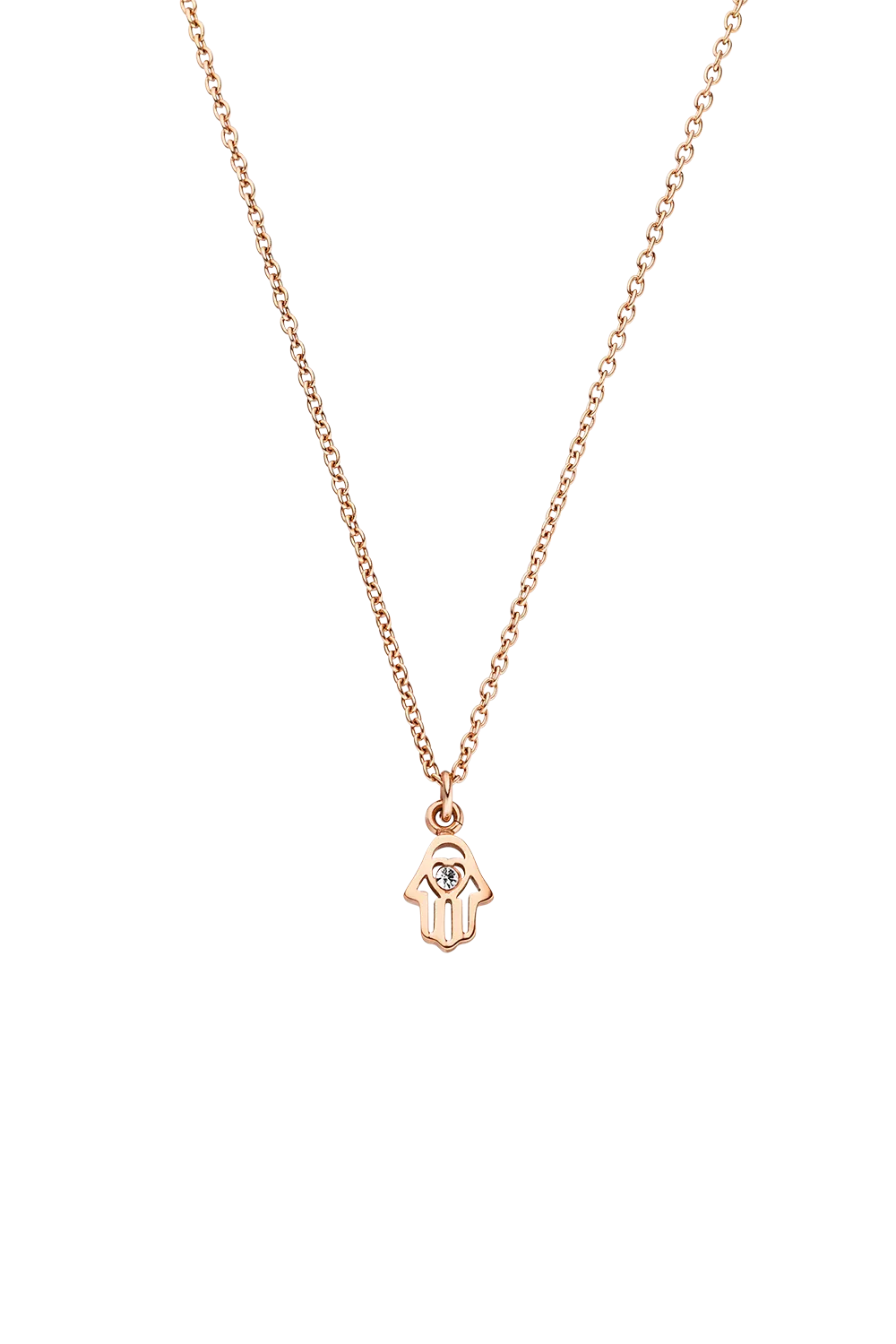 Fatima Necklace Rose Gold