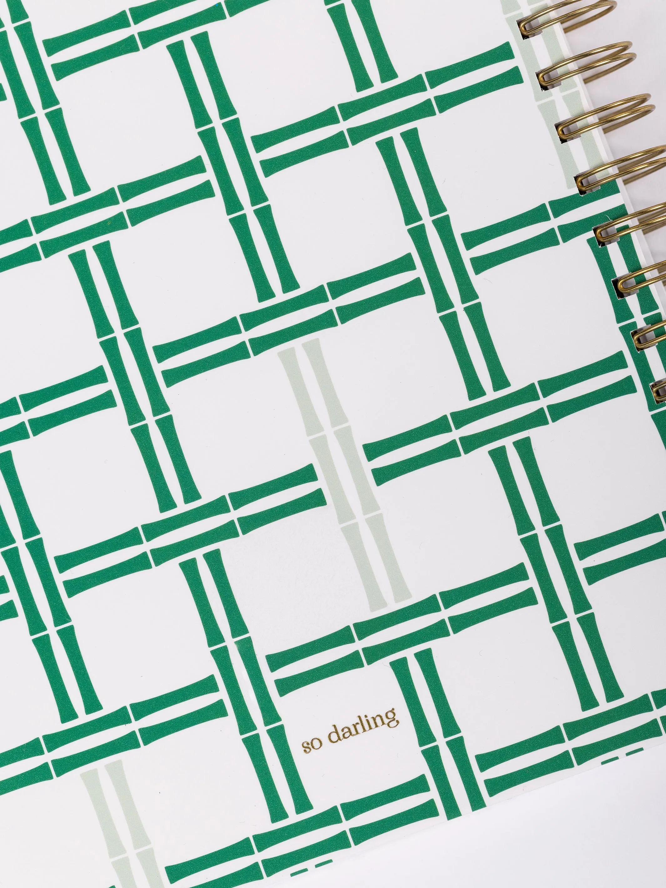 FINAL SALE - 2024 Spiral Weekly Planner | Bamboo Breeze Green