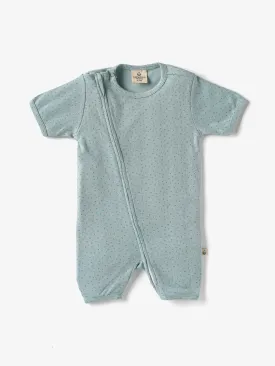 Half sleeve Grey jumpsuit for baby girls and boys