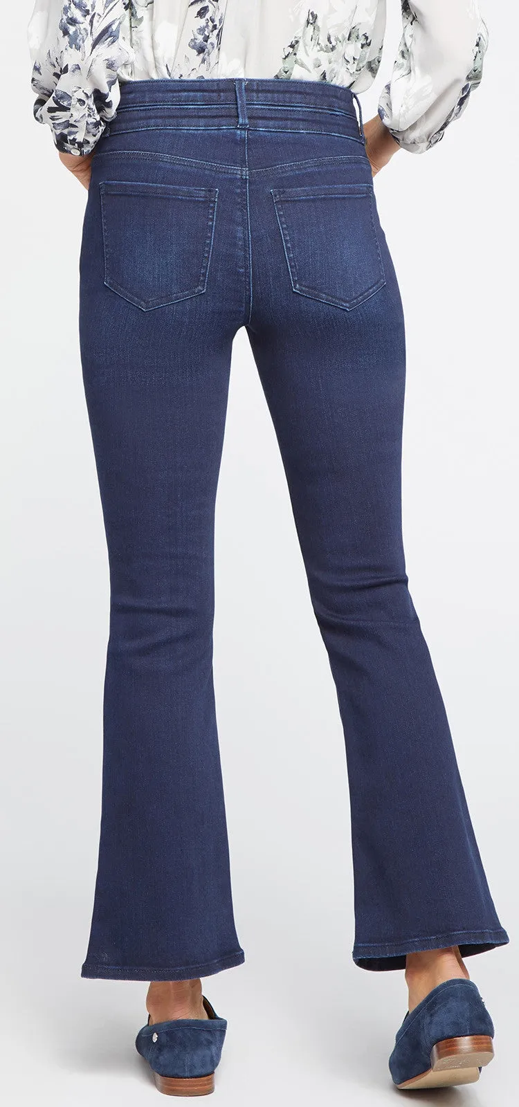 High Rise Ava Daring Flare Jeans Donkerblauw Premium Denim | Underground