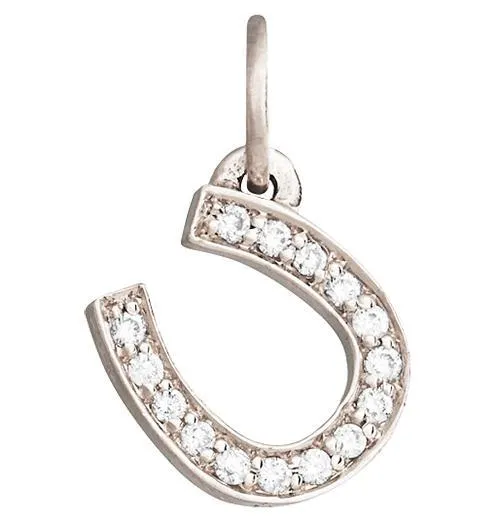 Horseshoe Mini Charm Pavé Diamonds