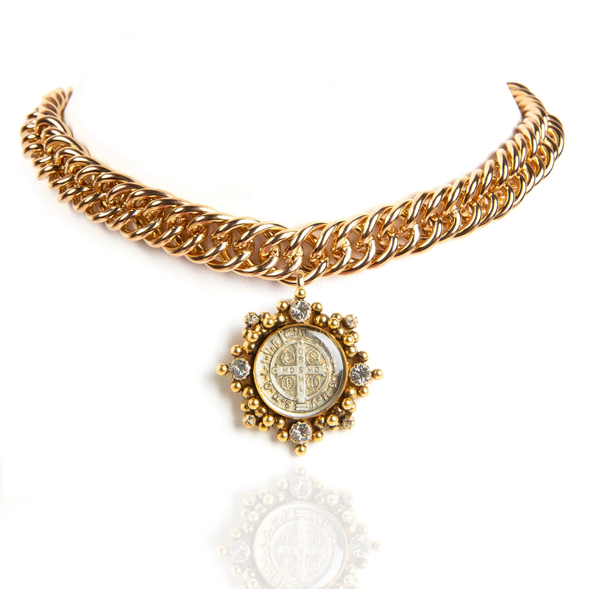 Iconic Chain Choker with All Medallions