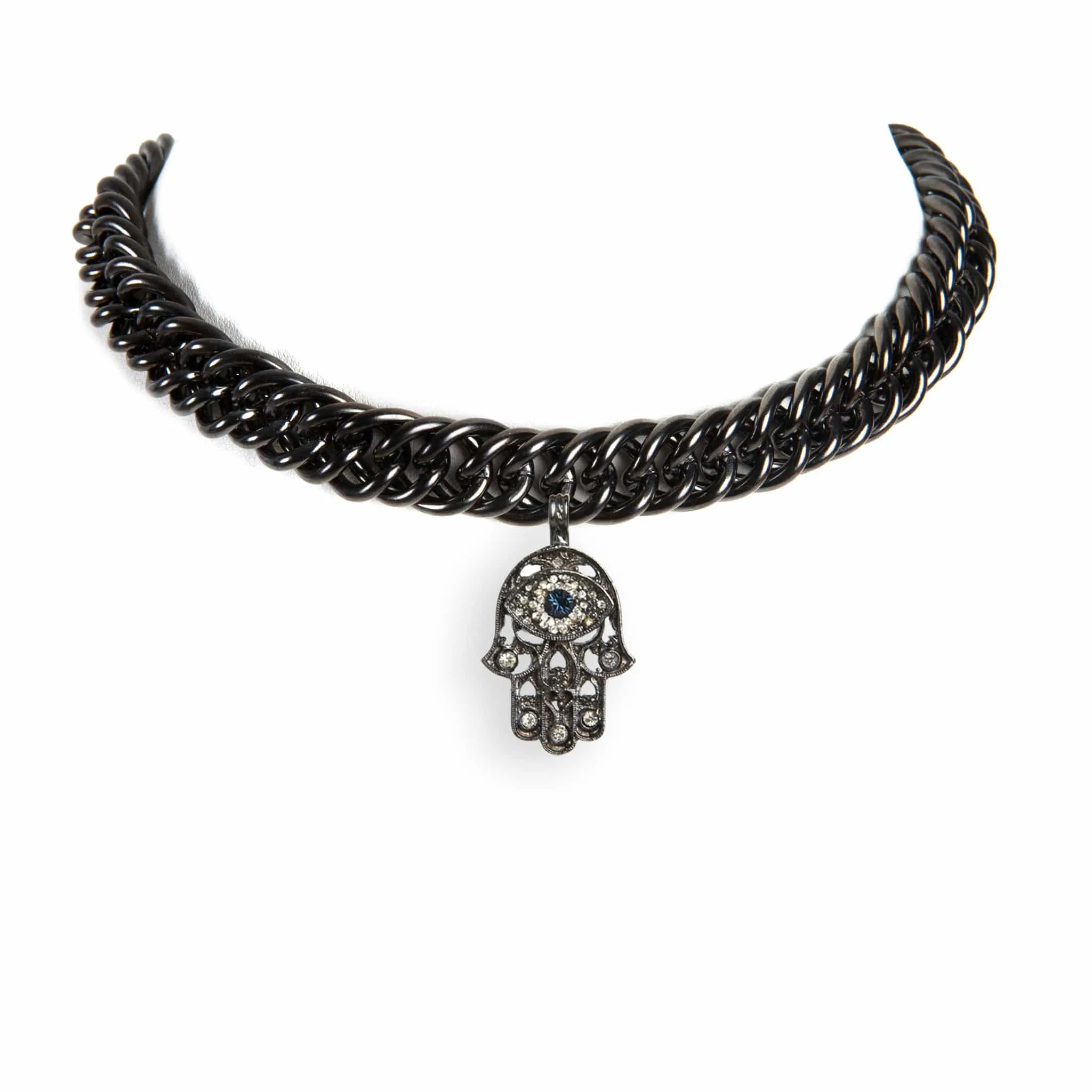 Iconic Chain Choker with All Medallions