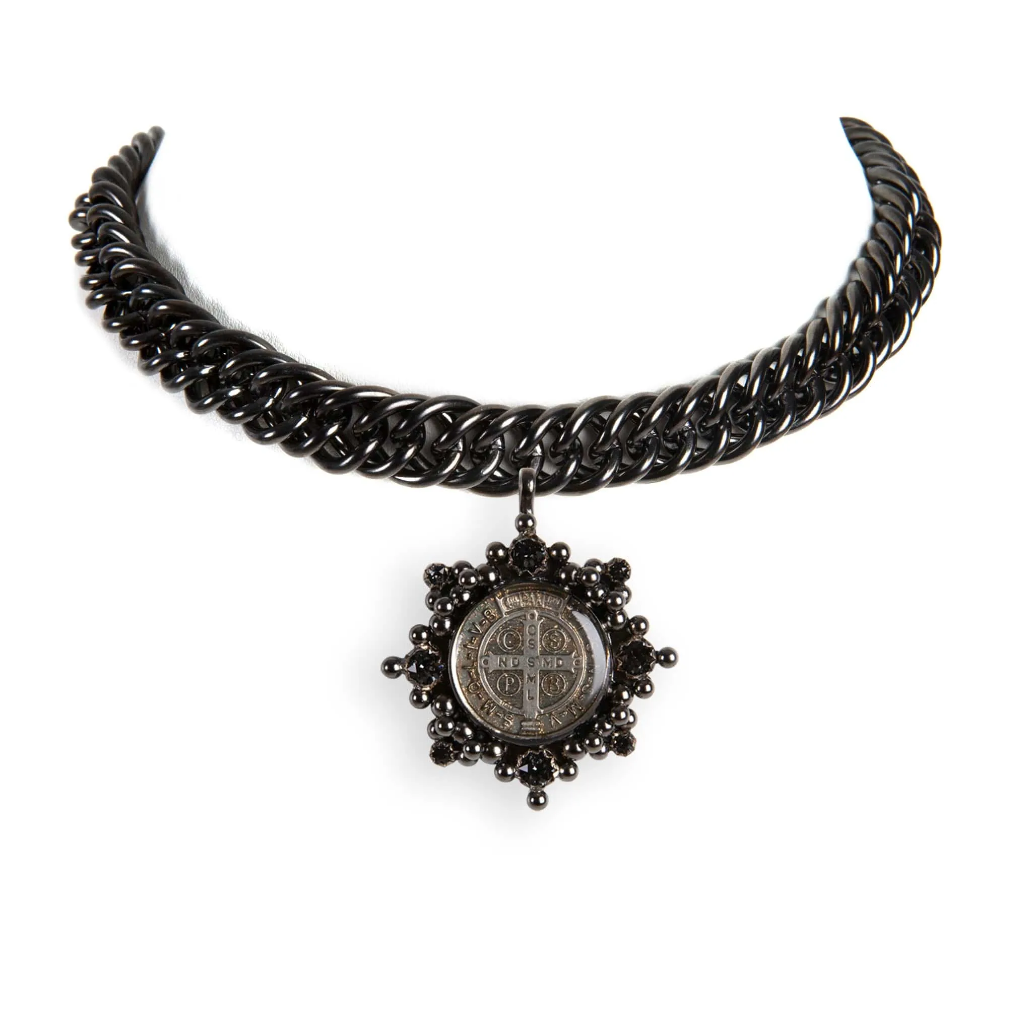 Iconic Chain Choker with All Medallions