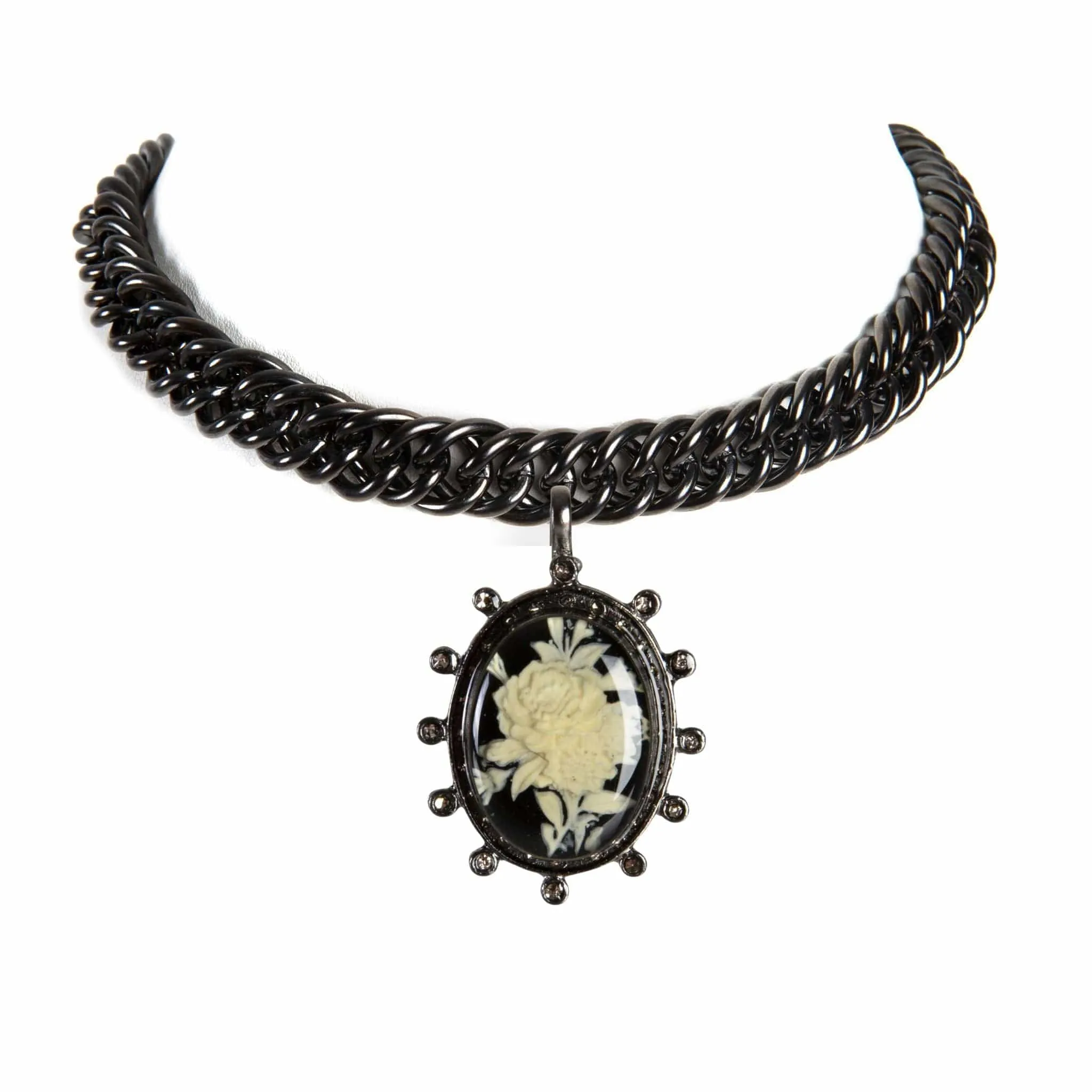 Iconic Chain Choker with All Medallions