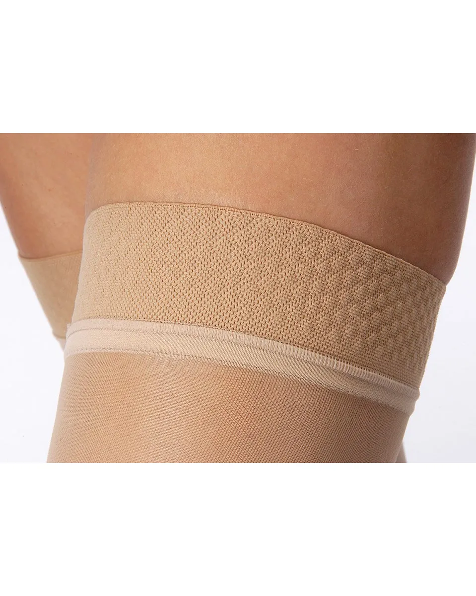 Jobst Ultrasheer OPEN TOE Thigh Highs 30-40 mmHg w/  Silicone Top Band