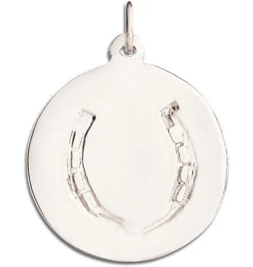 Large Horseshoe Disk Charm