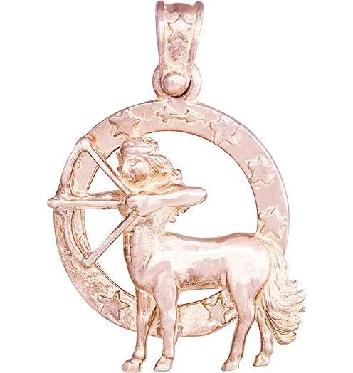 Large Sagittarius Zodiac Charm