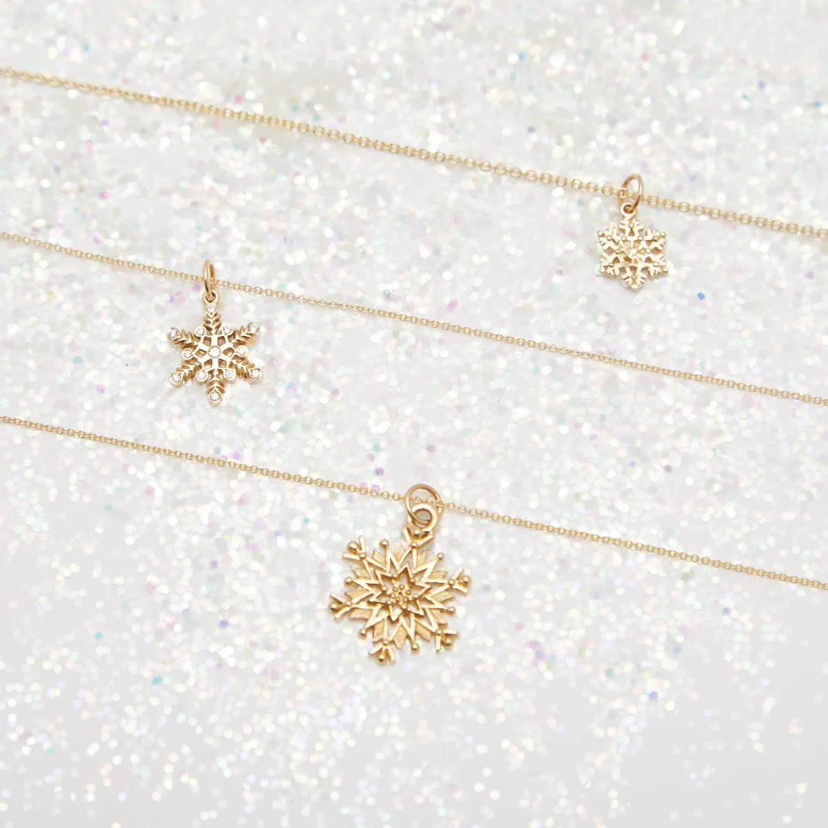 Large Snowflake Charm