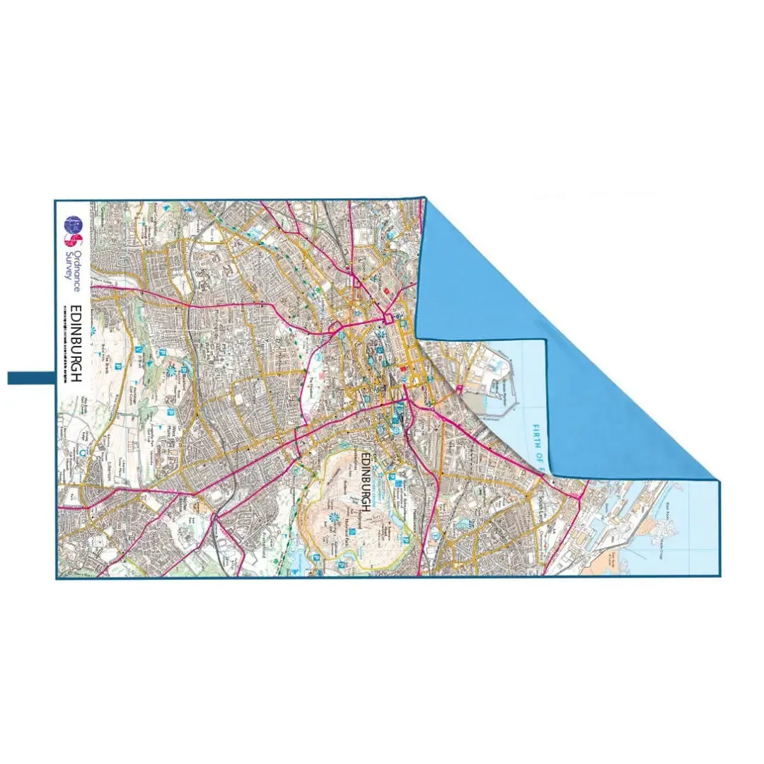 Lifeventure Soft Fibre Ordnance Survey Travel Towels