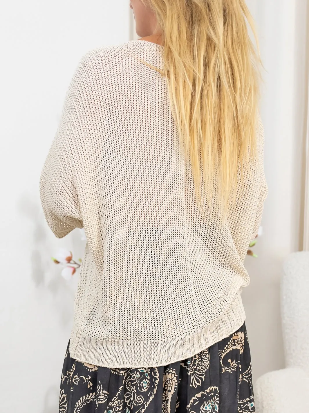 Marta du Chateau Betina knit cream