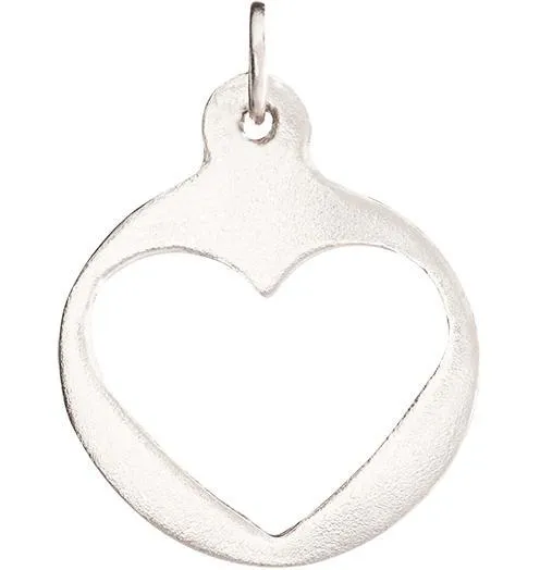 Medium Heart Cutout Charm