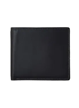 Men's Smooth Nappa Leather Bifold Wallet with RFID Blocking