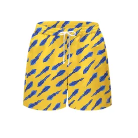 Mens Squiddy Tales (Yellow) Board Shorts