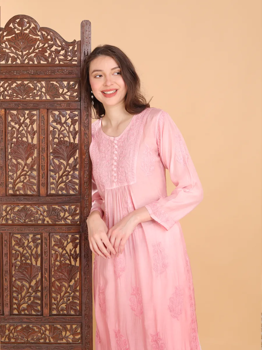 Nayab Nyra Cut Chikankari Kurti