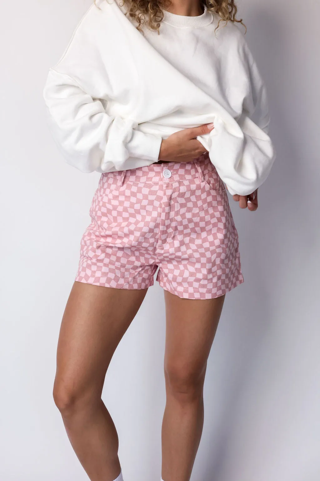 Oh So Wavy Shorts Pink