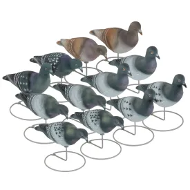 Pro Series Pigeon Decoys   (6 Upright , 6 Feeders)