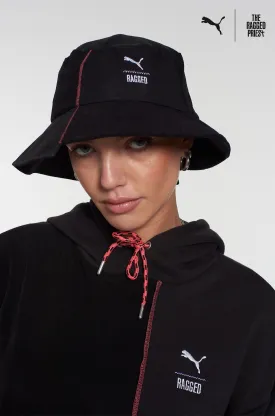 PUMA x The Ragged Priest Black Woven Bucket Hat