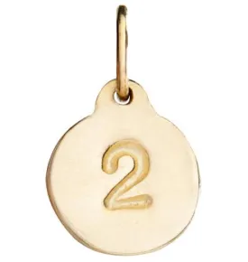 "2" Number Charm