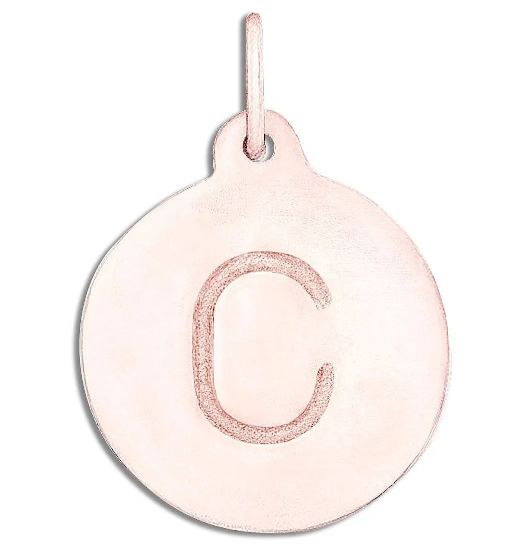 "C" Alphabet Charm