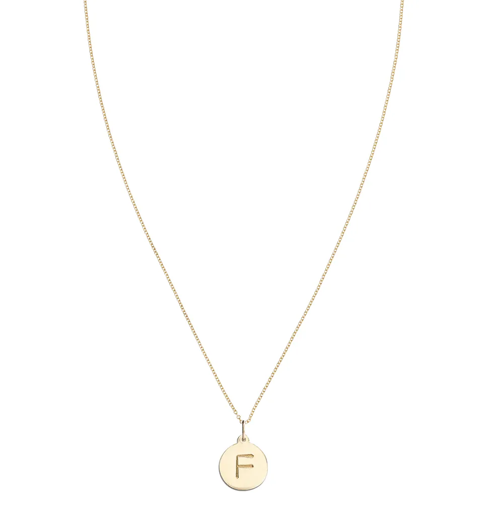 "F" Alphabet Charm