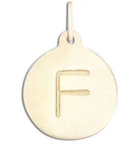 "F" Alphabet Charm