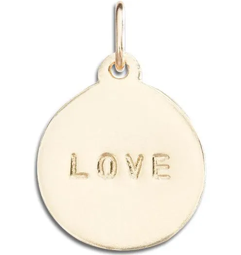 "Love" Disk Charm