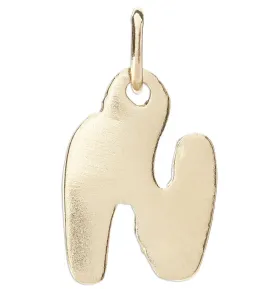 "N" Bubble Letter Charm